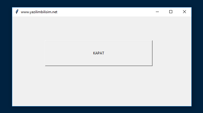 Python Masaüstü Uygulama Örnekleri – Tasarım Kodlama